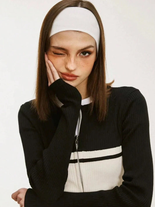 1 pieza Diadema atlética absorbente del sudor para correr, fitness, entrenamiento, casual, banda para el cabello turbante para el gimnasio, sudadera, artículos escolares, universidad, accesorios para el cabello de otoño e invierno para mujeres para atuend