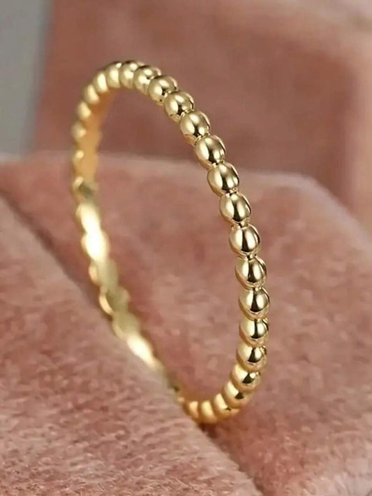 1 pieza Anillo de compromiso/boda de diseño de nicho elegante y de moda, al estilo bohemio, adecuado para uso diario de mujeres