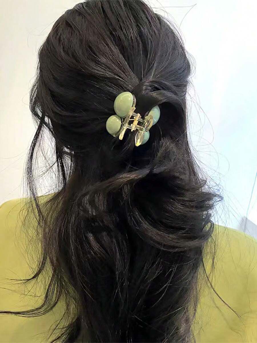 1 pieza Elegante y encantador accesorio de pelo con perla falsa para flequillo lateral y parte posterior de la cabeza, pinzas de verano, pasadores de pelo, pinzas de pelo, pinzas de pelo, pinzas de pelo, accesorios de pelo para mujer para vacaciones