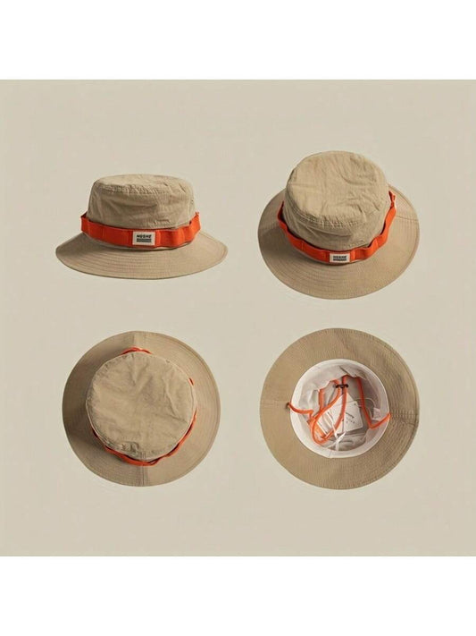 Sombrero de sol de ala ancha para mujer, apto para exterior, viajes, pesca, senderismo - Ajustable con cordón, adecuado para exterior, vacaciones, aventura - Unisex