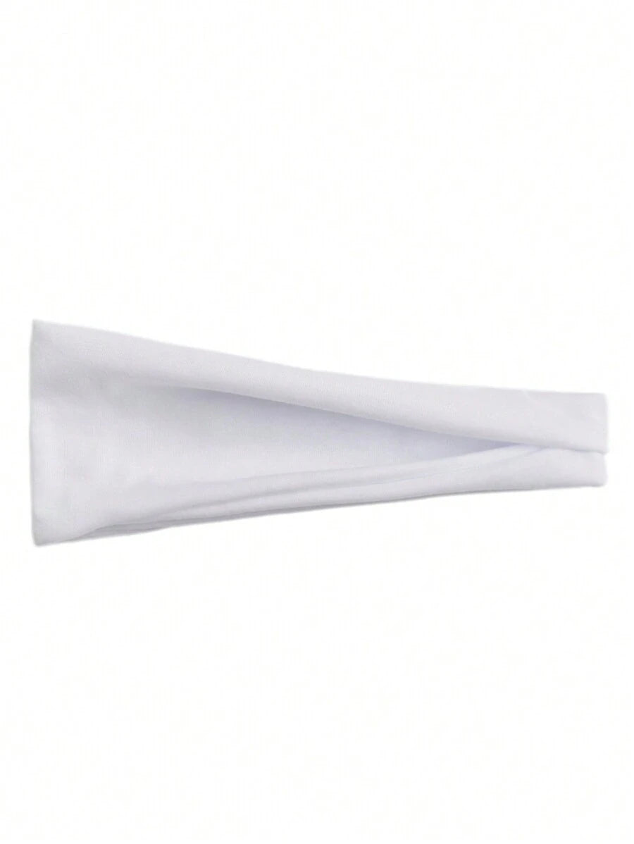 1 pieza Diadema atlética absorbente del sudor para correr, fitness, entrenamiento, casual, banda para el cabello turbante para el gimnasio, sudadera, artículos escolares, universidad, accesorios para el cabello de otoño e invierno para mujeres para atuend