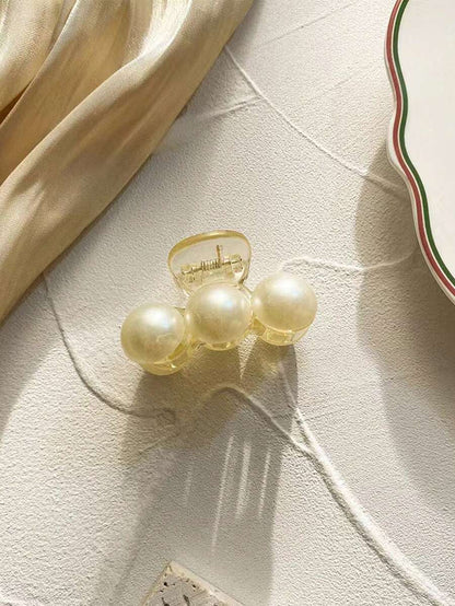 1 pieza Elegante y encantador accesorio de pelo con perla falsa para flequillo lateral y parte posterior de la cabeza, pinzas de verano, pasadores de pelo, pinzas de pelo, pinzas de pelo, pinzas de pelo, accesorios de pelo para mujer para vacaciones