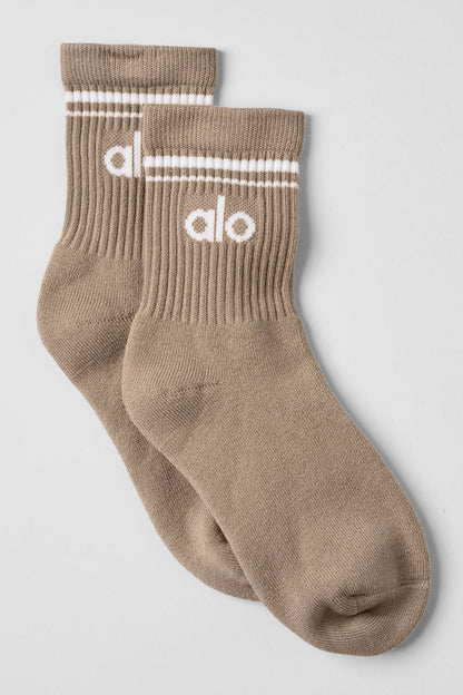 Unisex Half-Crew Throwback Medias