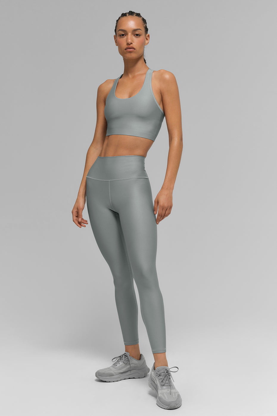 Leggings Airlift de cintura alta 7/8 - Gris Lunar