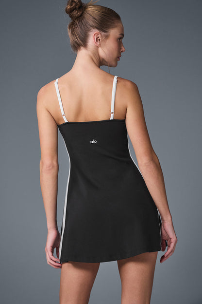 Vestido Airbrush Streamlined - Negro/Blanco